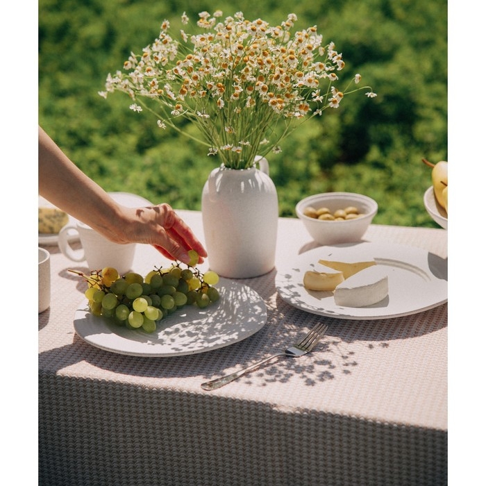 Набор тарелок керамических SL Home &laquo;Арена Бланка&raquo;, d=26,5 см, цвет белый