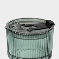 Стакан стеклянный с крышкой и трубочкой &laquo;Вино Верде&raquo;, 350 мл, цвет зелёный