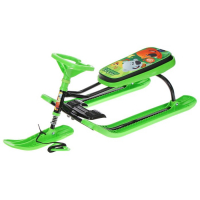 Снегокат &laquo;Тимка спорт 2 Ми-ми-мишки&raquo;, ТС2/ММ2, цвет зелёный/чёрный