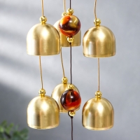 Музыка ветра металл "Рыбка" 7 колокольчиков МИКС 37х6,5х6 см