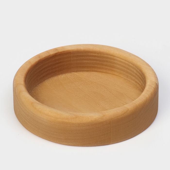 Подарочный набор деревянной посуды Adelica &laquo;Фортуна&raquo;, менажница на ножках с соусницей, d=30 см, 70 мл, берёза