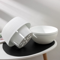 Горшок для цветов &laquo;Япония&raquo;, 3 л, цвет белый