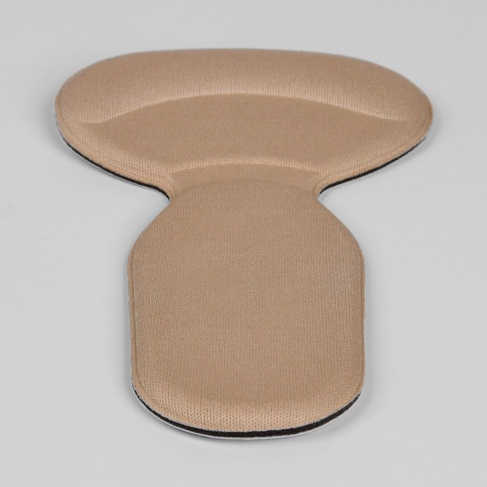 Пяткоудерживатели для обуви, с подпяточником, на клеевой основе, 14 &times; 9 см, пара, цвет бежевый