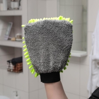 Варежка для деликатной уборки Raccoon, 22&times;15 см, 47 гр, микрофибра букли двухсторонняя