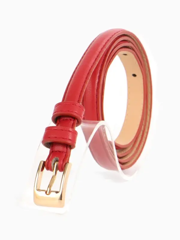 Ремень жен 02-01-01-01, Март2501, 1,3*0,3*110 см, без винта, пряж золото, 1 прокол,