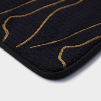 Коврики для ванной и туалета Доляна Lightning, 2 шт: 40&times;50 см, 50&times;80 см