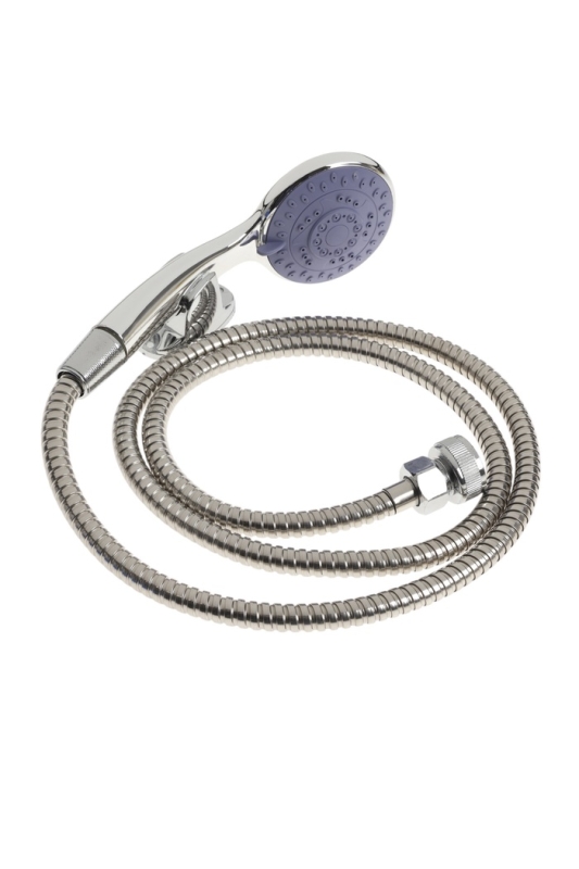 Смеситель для душа ZEIN Z4196, однорычажный, шланг 150 см, лейка 5 режимов, хром