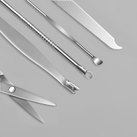 Набор маникюрный &laquo;Style&raquo;, 8 предметов, в футляре, цвет чёрный