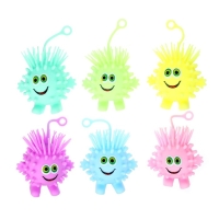 Мяч детский резиновый ёжка световой &laquo;Улыбака&raquo;, цвета МИКС, в шоубоксе