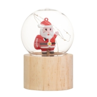 Ночник &laquo;Шар-дед мороз&raquo; LED 3хAG10 шар 8см 6,5х6,5х11,5см