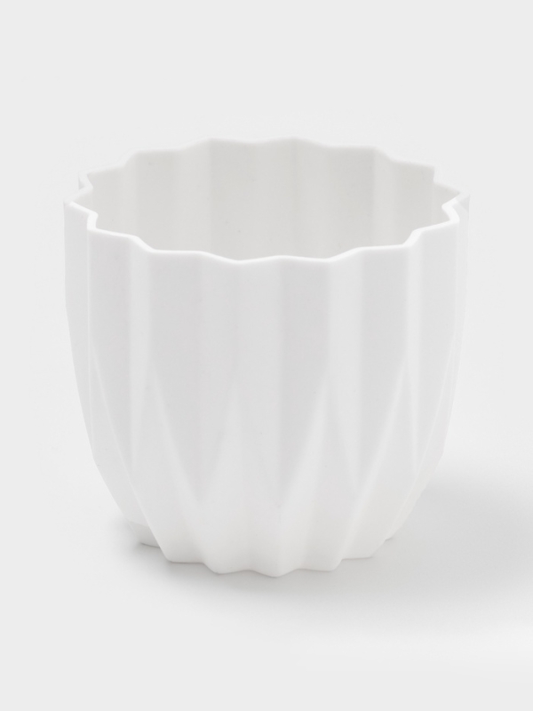 Кашпо "Stellar" 9,2х9,2х8 см, цвет белый