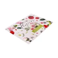 Альбом для рисования А4, 24 листа на скрепке &laquo;Цветы&raquo;, обложка мелованный картон, блок 100 г/м&sup2;