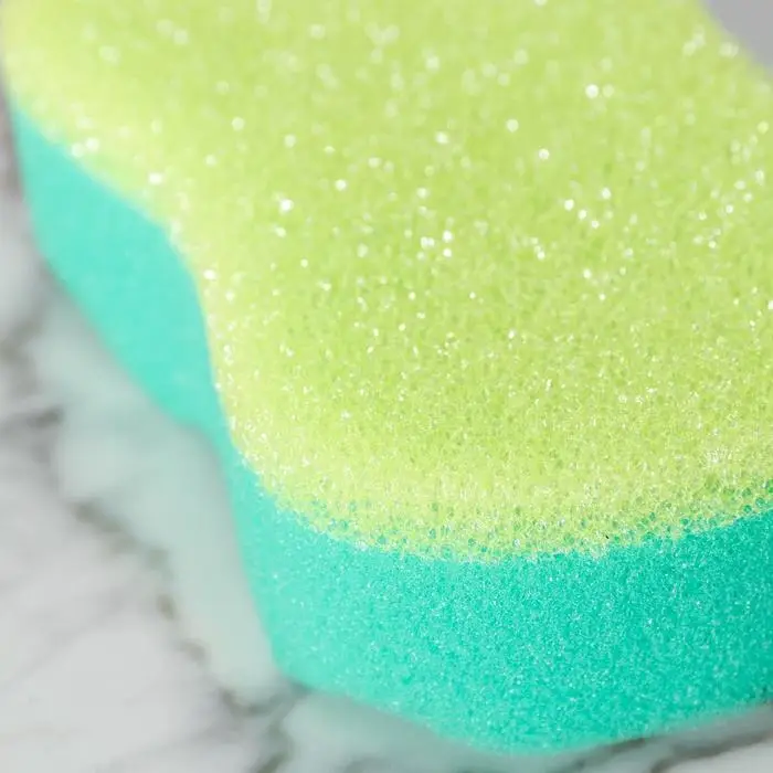 Губка для тела с массажным слоем &laquo;Восьмёрка&raquo;, 14,5&times;8&times;4 см, МИКС