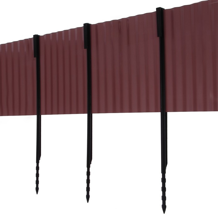 Колышек, h = 40 см, набор 10 шт., чёрный, Greengo