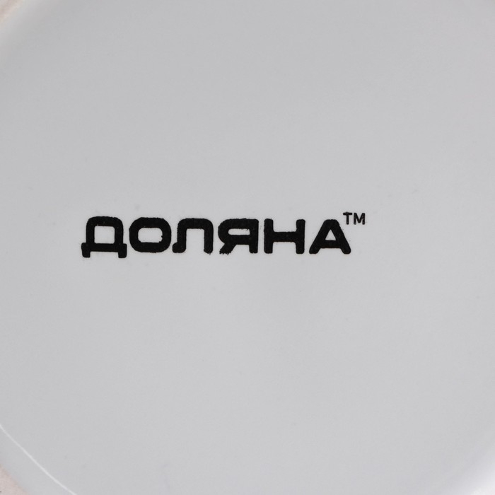 Кружка керамическая Доляна &laquo;Классика&raquo;, 390 мл, цвет белый