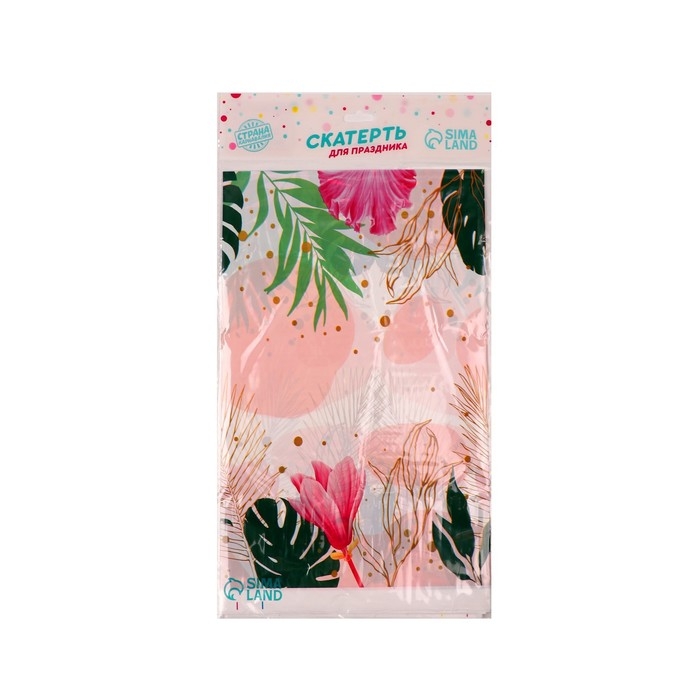 Скатерть одноразовая &laquo;Нежность&raquo;, 137 &times; 180 см