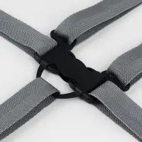 Фастекс 22, 25, 27 мм, пятерной, нагрузка до 35 кг, чёрный