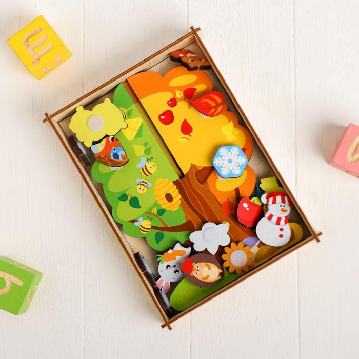 Головоломка &laquo;Липучки. Времена года&raquo;