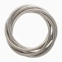 Браслет металл &laquo;Обруч&raquo; трансформируется в кулон, цвет серебро