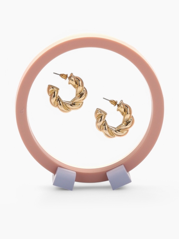 Подставка для украшений &laquo;Круг&raquo;, 11,5*11,5*4,5 см, цвет розовый