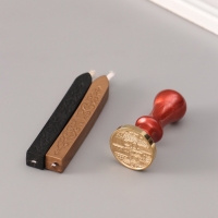 Сургучный набор "Старый город" печать, ручка, сургуч 12,5х10х3,6 см