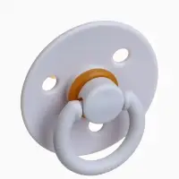 Набор классических пустышек, 2 шт., латекс, зелёный/серый, в контейнере, от 3 мес., M&B