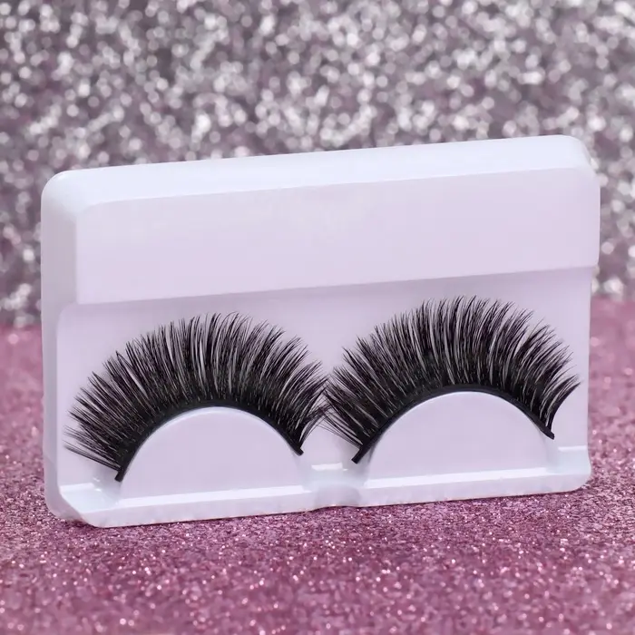 Ресницы накладные &laquo;Кошачий глаз&raquo;, 11 мм, без клея, чёрные