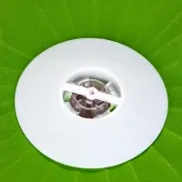 Садовый светильник для водоемов 28 х 28 х 9 см на солнечной бат-е "Лотос" лиловый N009