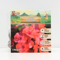 Флокс &laquo;Юник Оранж&raquo; корневище в пакете с торфогрунтом, р-р I, 2 шт.