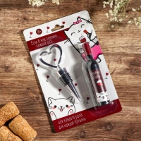 Штопор и пробка для бутылки вина &laquo;Винишко&raquo;