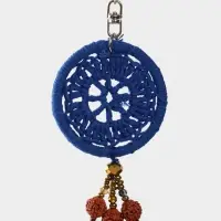 Брелок "Ловец снов" 19 см, цв. синий