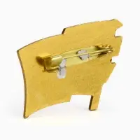 Значок &laquo;СССР&raquo;, 2&times;3 см, цвет красный в золоте