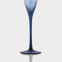 Бокал для шампанского стеклянный Magistro &laquo;Иллюзия&raquo;, 160 мл, 5,5&times;27,5 см, на синей ножке