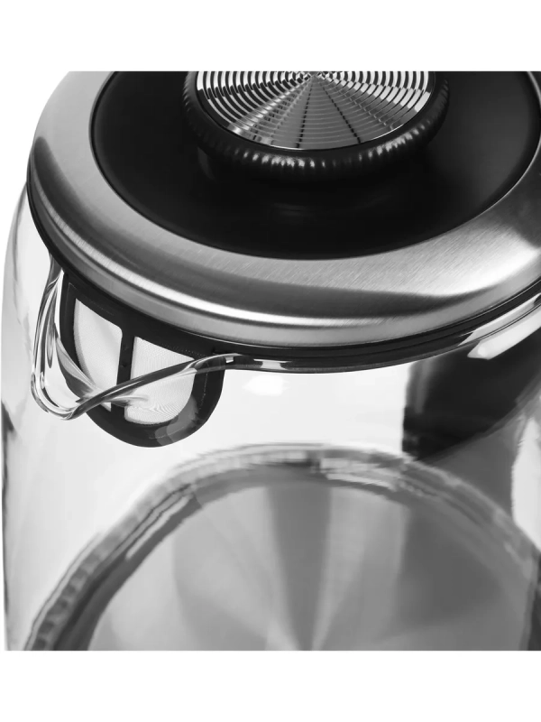 Чайник HYK-G5506 черный-серебристый, 1.7л, мощность 2200Вт