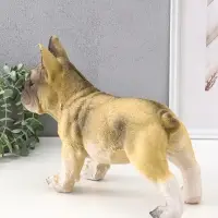 Копилка "Французский бульдог" 14х34х25 см, бежевый