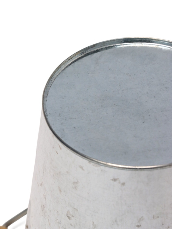 Кашпо с деревянными ручками "Ведерко Альва" 13х12см