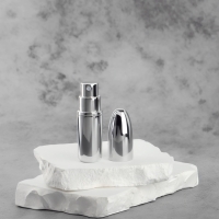 Флакон для парфюма &laquo;Пуля&raquo;, с распылителем, 3 мл, цвет серебристый