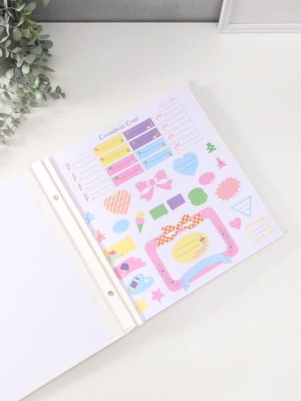 Фотоальбом магнитный 20 листов "Енотик с сердечком" кожзам, в коробке 2,6х32х33,5 см