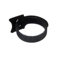 Стяжки-липучки для проводов 150&times;10&times;1.5 мм ТУНДРА, чёрная, 10 шт.