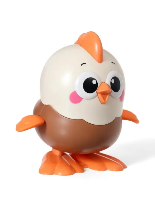 Игрушка заводная "Цыплёнок", цвет коричневый