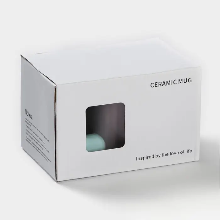 Кружка &laquo;Воздух&raquo;, 300 мл, керамика, цвет фиолетовый и голубой