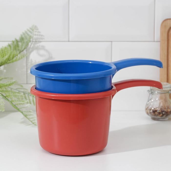 Ковш, 1,5 л, цвет МИКС