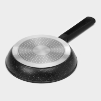 Сковорода Доляна &laquo;Первый дом&raquo;, d=20 см, антипригарное покрытие, индукция, цвет чёрный