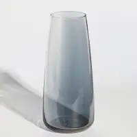Ваза стекло настольная "Кэнди" 22х9х6,5 см, серый