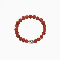 Браслет "Будда" рудракша, длина 18 см