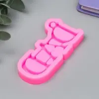 Силиконовый молд, форма для заливки &laquo;Надпись: Dad&raquo;, 1&times;8&times;4.1 см