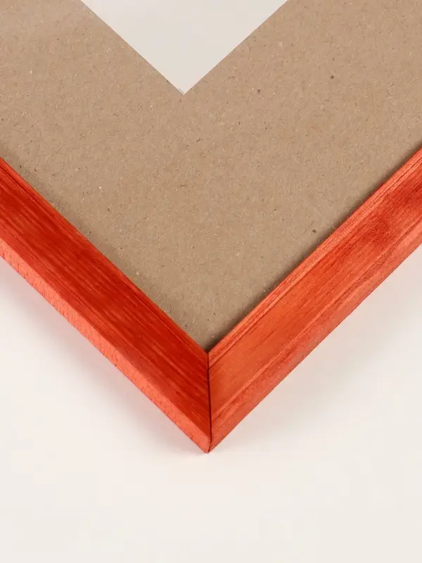 Фоторамка дерево 40х50 см, махагон №2 (пластиковый экран)