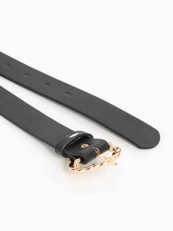 Ремень жен 05-01-01-01, Март2512, 2,8*0,3*110 см, без винта, пряж золото, 1 прокол,