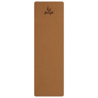 Коврик для йоги Sangh, 183х61х0,6 см, цвет серый