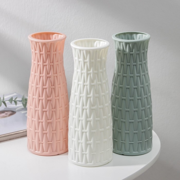 Ваза &laquo;Ротанг&raquo;, 8&times;21 см, 600 мл, цвет МИКС